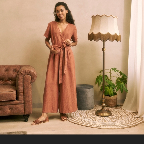 Linenfeels Pants - LinenFeels XL linen jumpsuit